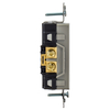 Hubbell Wiring Device-Kellems Commercial Specification Grade Style Line Decorator Duplex Receptacles DR20GRYWRTR